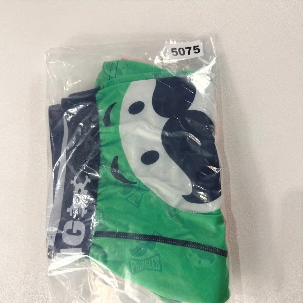 Pringles SWAG Boxer Briefs Boys Medium Green‎ Graphic Stretch Underwear NWOT